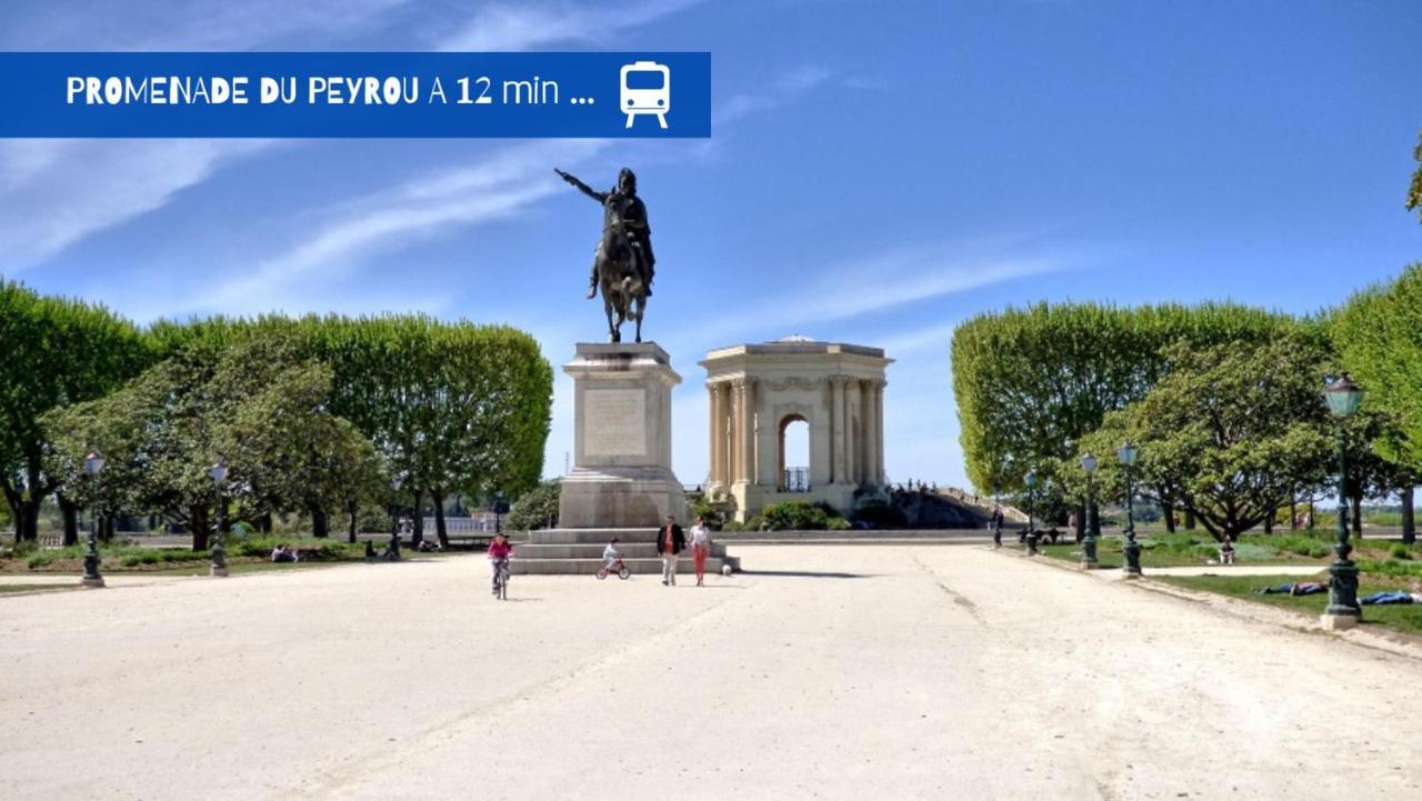Uncourtsejour - Montpellier Gare - Parkingアパートメント エクステリア 写真