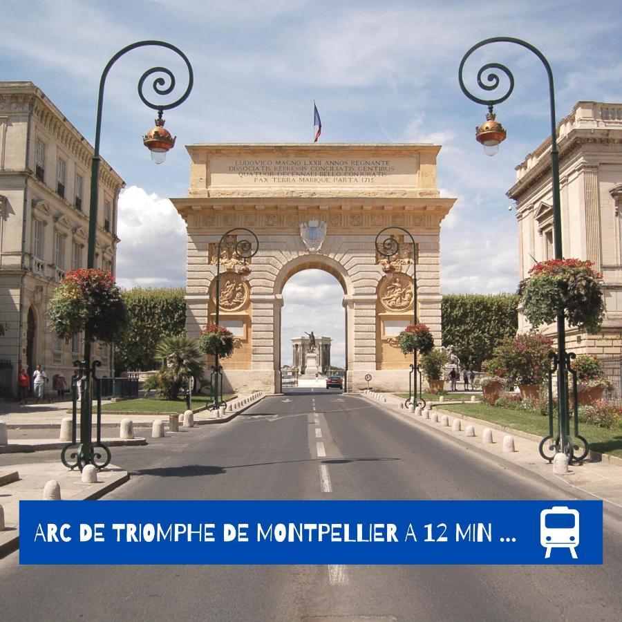 Uncourtsejour - Montpellier Gare - Parkingアパートメント エクステリア 写真